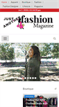 Mobile Screenshot of justanotherfashionmagazine.com